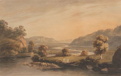 Nær Pontaberglaslyn av John Warwick Smith