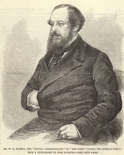 Portrett av Sir William Howard Russell av John Watkins