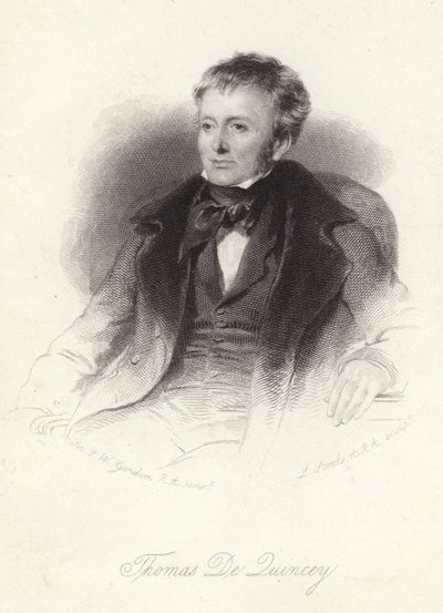 Thomas de Quincey, engelsk forfatter av John Watson Gordon