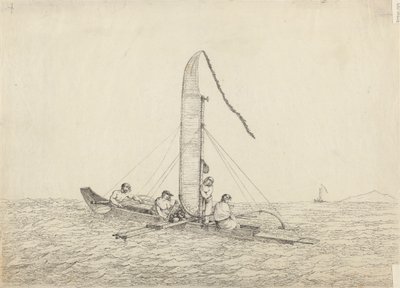 En seilkano av Otaheite av John Webber