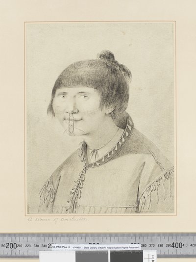 F.29 A Woman of Oonalashka, ca. 1773-84 (akvarell) av John Webber