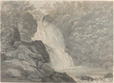 Mawddach Falls nær Dolgelly av John Webber