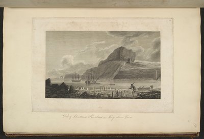 Utsikt over Christmas Harbor i Kerguelen's Land, desember 1776 av John Webber