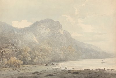 Utsikt over Cracatoa (sic), Kinahavet av John Webber