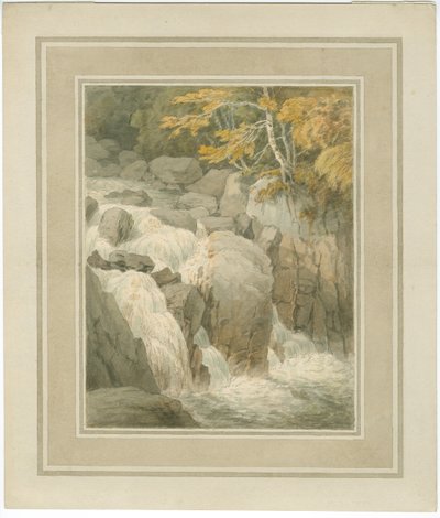 Fall of the Braan fra Eremitasjen ved Dunkeld av John White Abbott