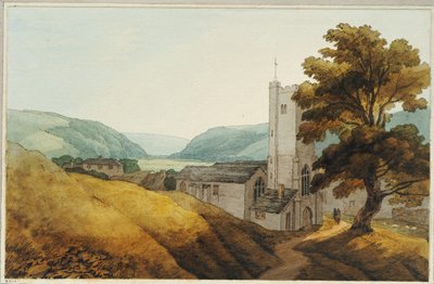 Fra kirkegården i Dulverton, Somerset, 1800 av John White Abbott
