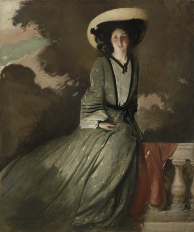 Portrett av Mrs. John White Alexander, 1902 av John White Alexander