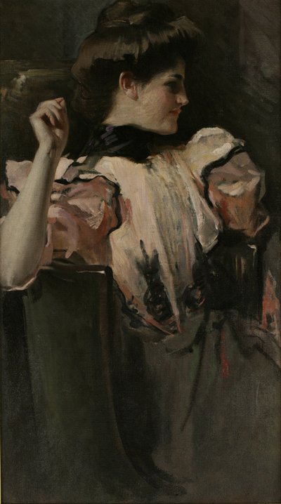 Ung jente, ca. 1902 av John White Alexander