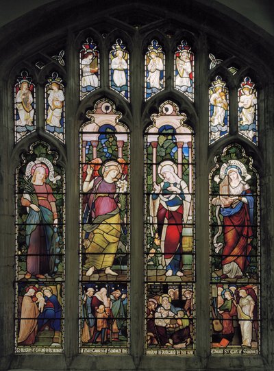 Lady Chapel Window, ca. 1885 (farget glass) av John William Brown