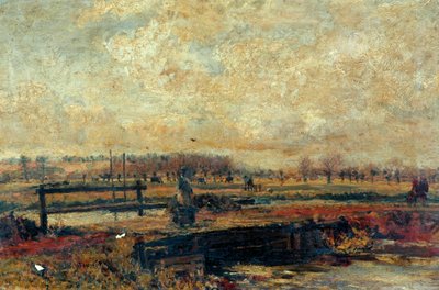 River Colne ved Rickmansworth av John William Buxton Knight