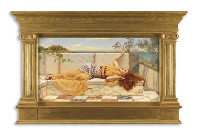 A Happy Awakening, 1903 av John William Godward