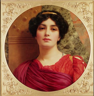 Klassisk dame av John William Godward