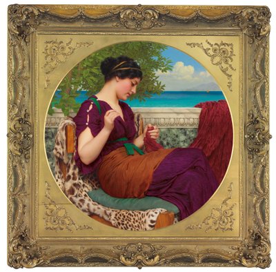 Langt borte tanker, 1911 av John William Godward
