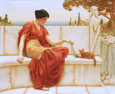 Favoritten, 1901 av John William Godward