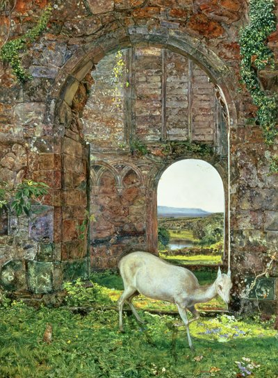 Den hvite Doe av Rylstone av John William Inchbold