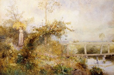Return from the Harvest Field, 1880 av John William North