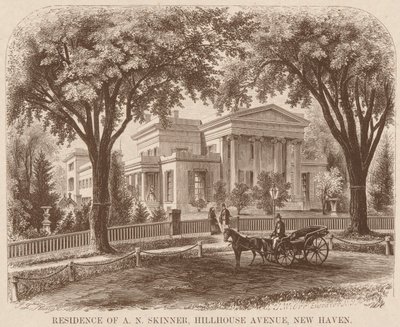 Bosted til A.N. Skinner, Hillhouse Avenue, New Haven av John William Orr