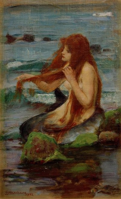 En havfrue av John William Waterhouse