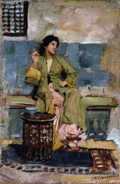 Eastern Reminiscences, ca. 1874 (olje på lerret) av John William Waterhouse
