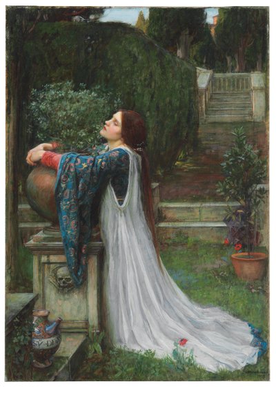 Isabella og potten med basilikum, 1907 av John William Waterhouse