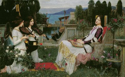 St. Cecilia av John William Waterhouse