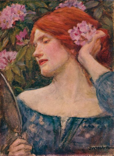 Forfengelighet, c1910 av John William Waterhouse