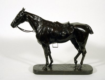 Trøtt jeger (bronse) av John Willis Good