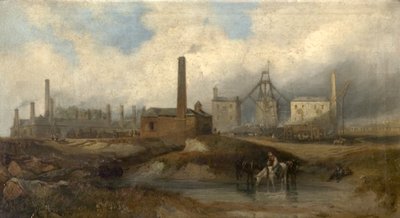 Industriell scene, 1833 av John Wilson Carmichael