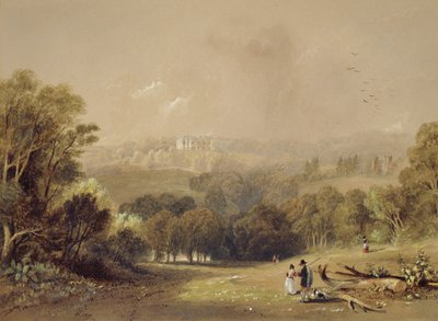 Roundhay Park, Leeds (akvarell på papir) av John Wilson Carmichael