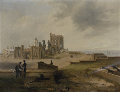 Tynemouth Priory fra øst av John Wilson Carmichael