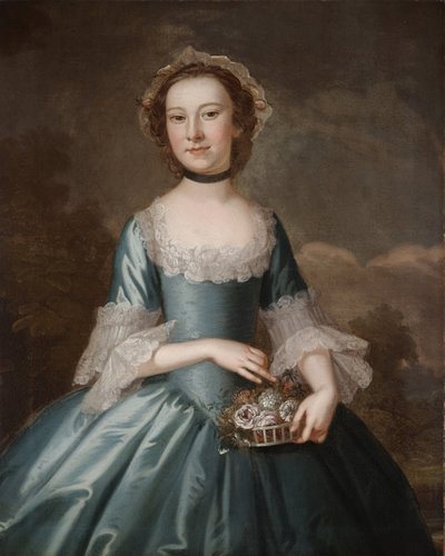 Ann Langdon, Mrs. Richard Ayscough, ca. 1755 (olje på lerret) av John Wollaston