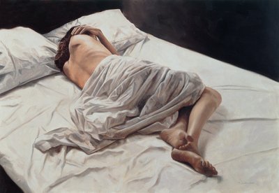 Drifting (olje på lerretstavle) av John Worthington