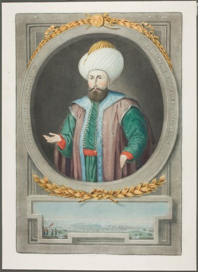 Amurat Kahn I, fra Portraits of the Emperors of Tyrkia av John Young