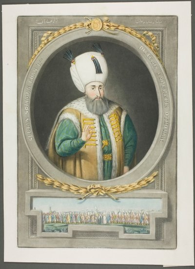 Soliman Kahn I, fra Portraits of the Emperors of Tyrkia av John Young