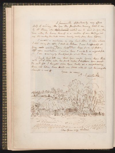 Autografbrev fra John Constable til John Thomas Smith, fra Memoirs of the Life of John Constable, av Charles Robert Leslie, trykt av James Carpenter, 1843 av John Constable