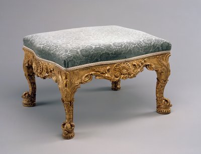 Krakk, ca. 1757 (limewood, forgylt og møbeltrekk) av John attr.to Vardy