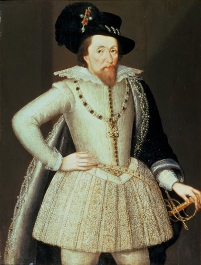 James I, halvlengde portrett av John de Critz