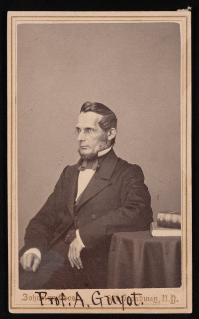 Portrett av Arnold Henry Guyot 1807-1884, før 1866. av Johnston Bros