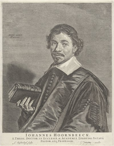 Portrett av Johannes Hoornbeeck av Jonas Suyderhoef