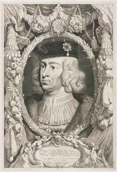 Hertugene av Burgund: nr. 8. Portrett av Philippe I (den kjekke) av Castilla av Jonas Suyderhoef