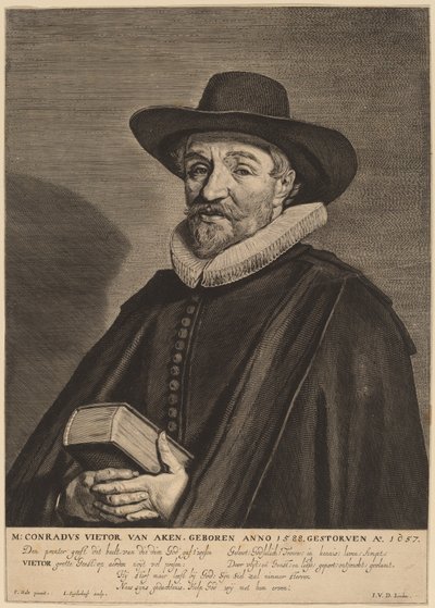 Conrad Wind van Aken av Jonas Suyderhoff after Frans Hals