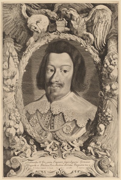 Keiser Ferdinand III av Jonas Suyderhoff after Pieter Claesz Soutman