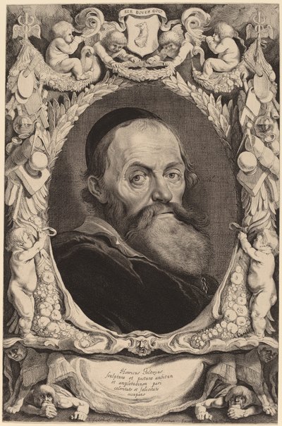 Hendrick Goltzius av Jonas Suyderhoff after Pieter Claesz Soutman