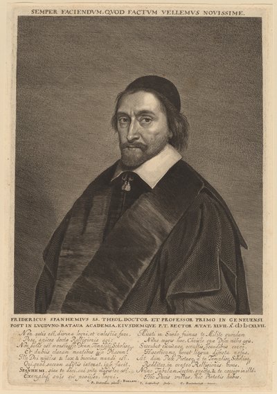 Frederick Spanheim av Jonas Suyderhoff after Pieter Dubordieu