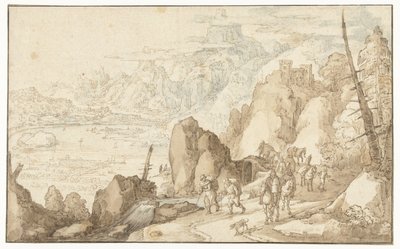 Landskap med reisende av Joos de Momper (II)
