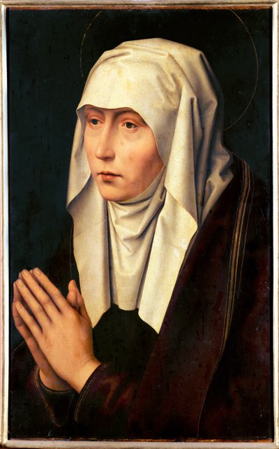 Mater Dolorosa (olje på tre) av Joos van Cleve