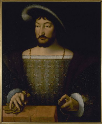 Portrett av Frans I, konge av Frankrike av Joos van Cleve