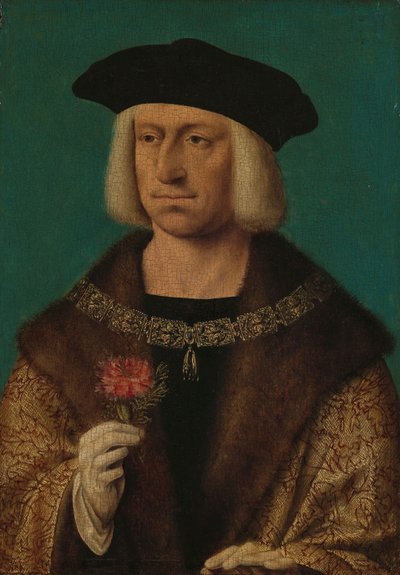 Portrett av Maximilian I, ca. 1530 av Joos van Cleve