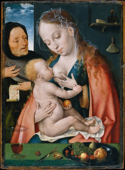 Den hellige familie, ca. 1512–13 av Joos van Cleve