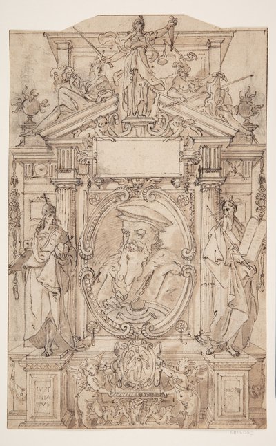 Portrett av Tiberio Deciani av Joos van Winghe